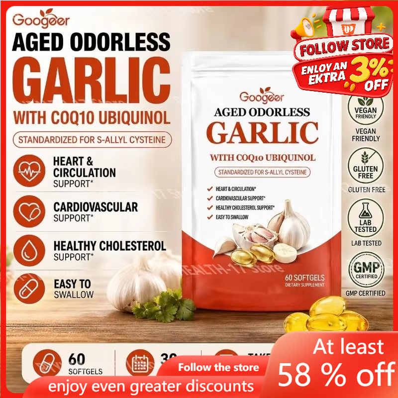 Coq10 Ubiquinol Softgel - 구거 에이지드 무취 마늘 소프트젤 (CoQ10