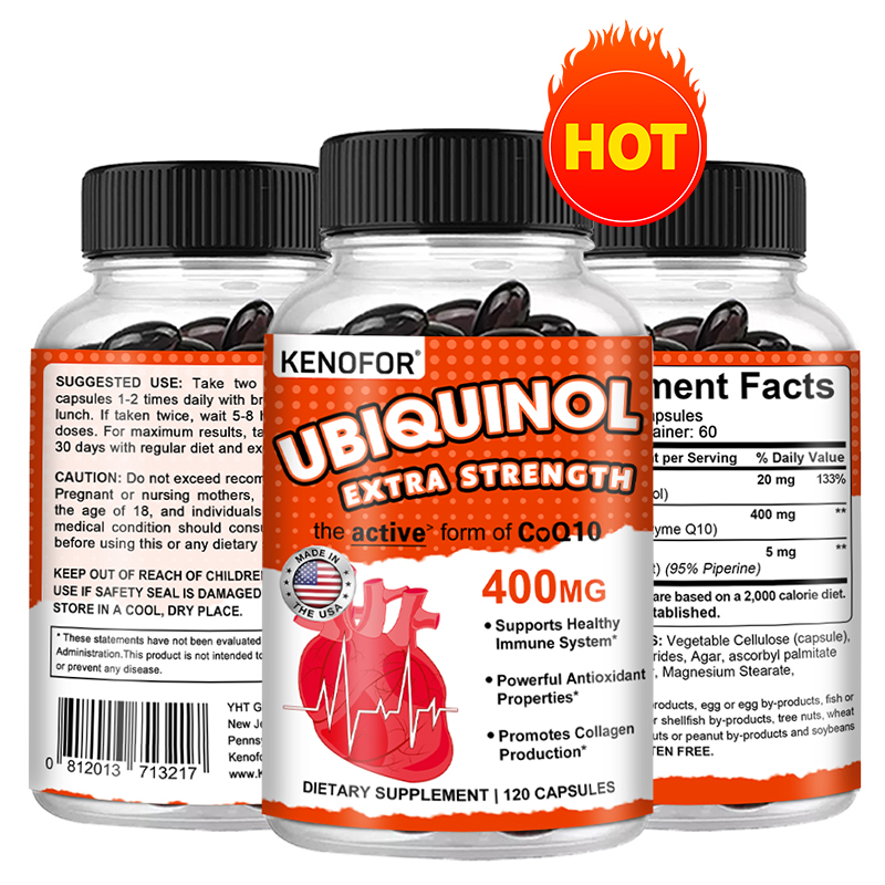 Coq10 Ubiquinol Softgel - 유비퀴놀 CoQ10 400mg 소프트젤, 슈퍼 흡수,