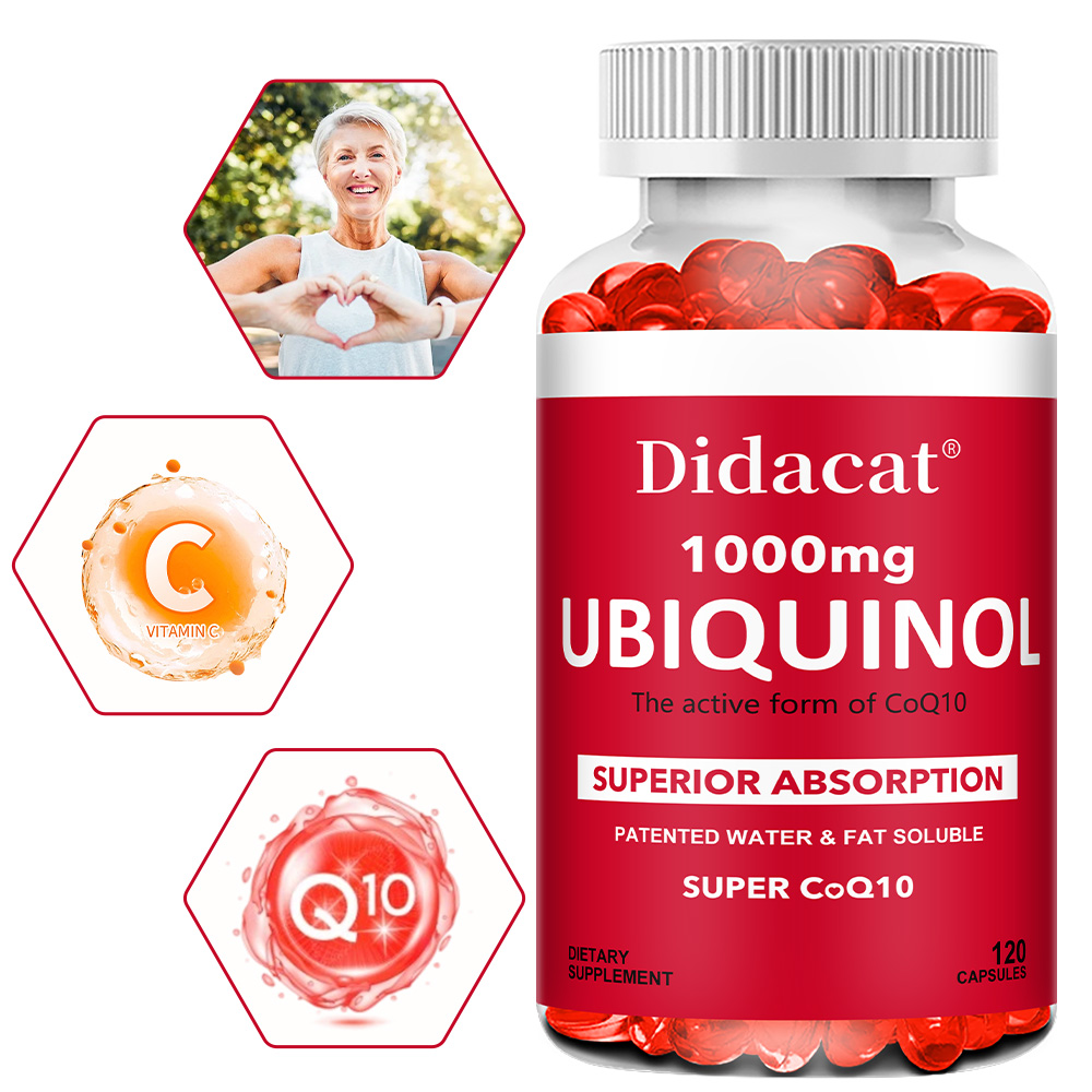Coq10 Ubiquinol Softgel - 유비퀴놀 코큐텐 1000mg 소프트젤, 활성형, 뛰어난