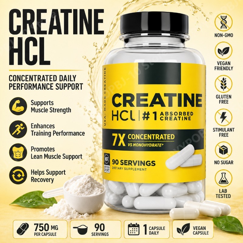 크레아틴 HCl 750mg 90캡슐 피트니스 근육 지원 - Nutrition Of Fitness 리뷰 및 가격