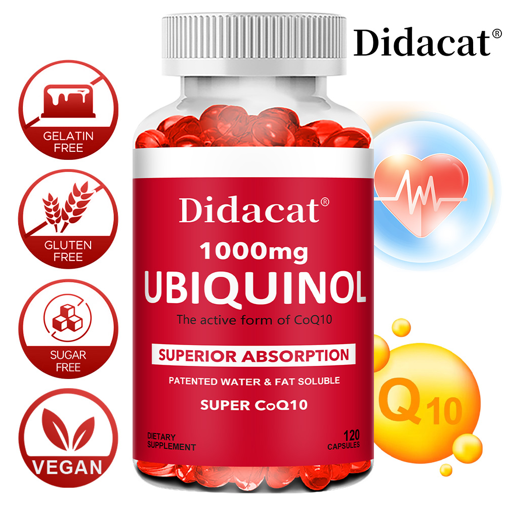 유비퀴놀 코큐텐 식물성 소프트젤 1000mg, 천연 항 - Coq10 Ubiquinol Softgel 리뷰 및 가격