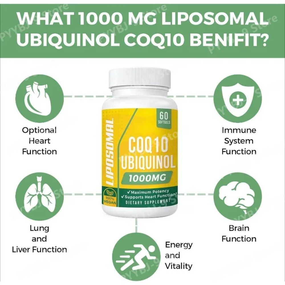 코큐텐 유비퀴놀 1000mg 비건 소프트젤 60정, 리 - Coq10 Ubiquinol Softgel 리뷰 및 가격