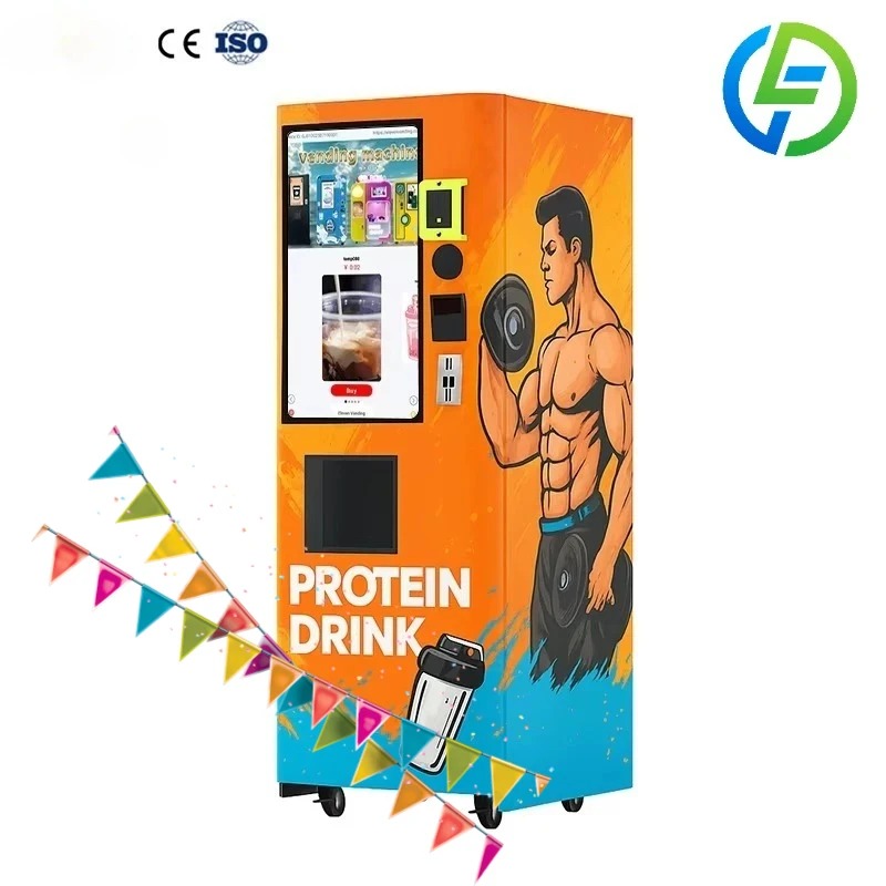 맞춤형 자동 단백질 쉐이크 자판기 스마트 터치스크린 셀 - Nutrition Of Fitness 리뷰 및 가격